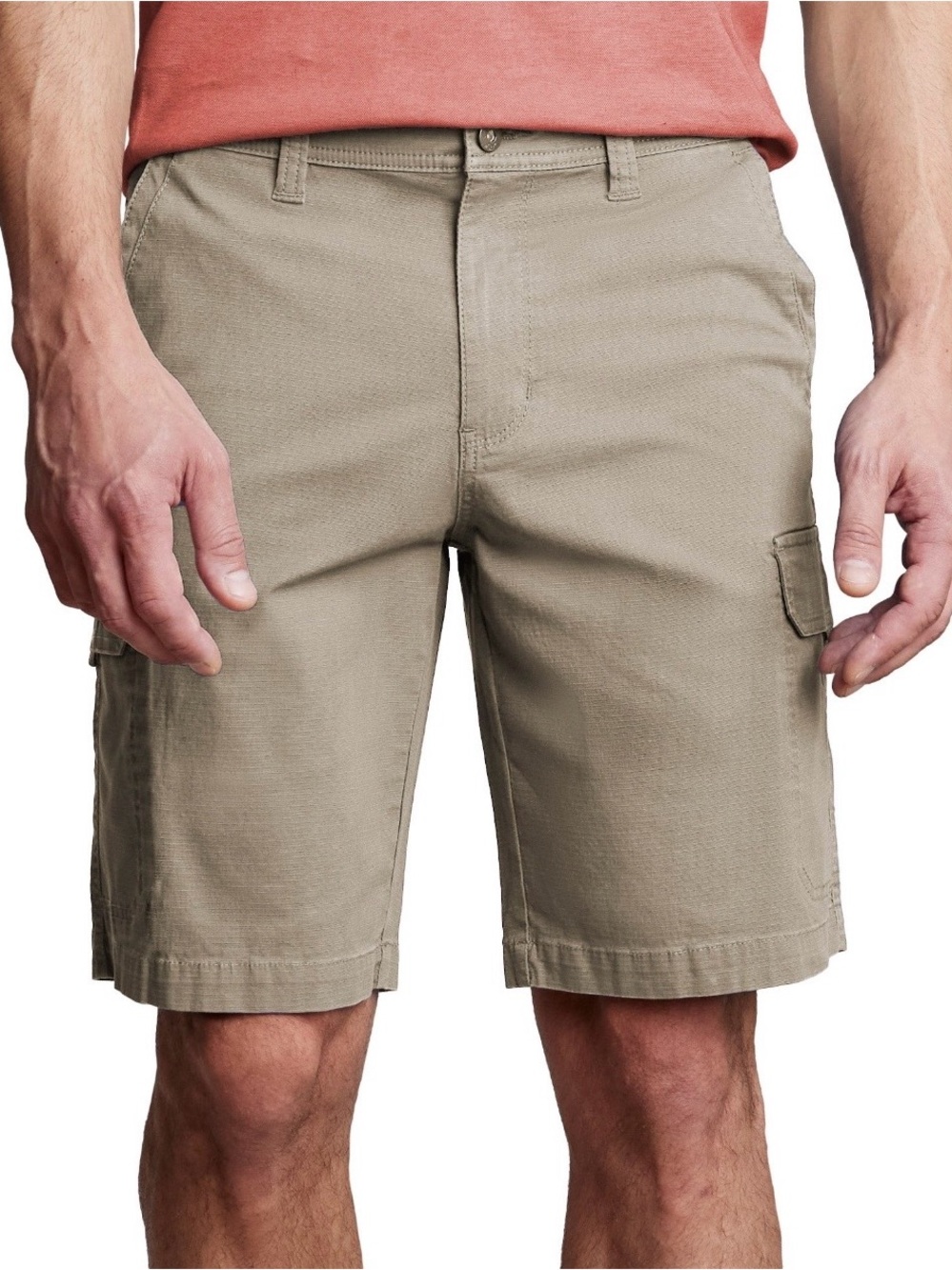 Men's Cargo Shorts — Taupe Utility Style